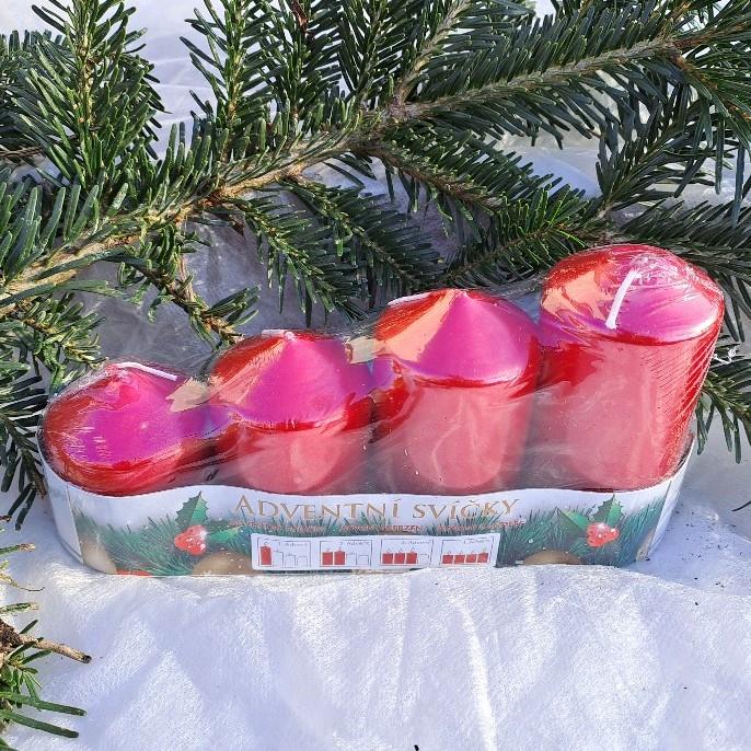 Svíčky Krab adventní schody
